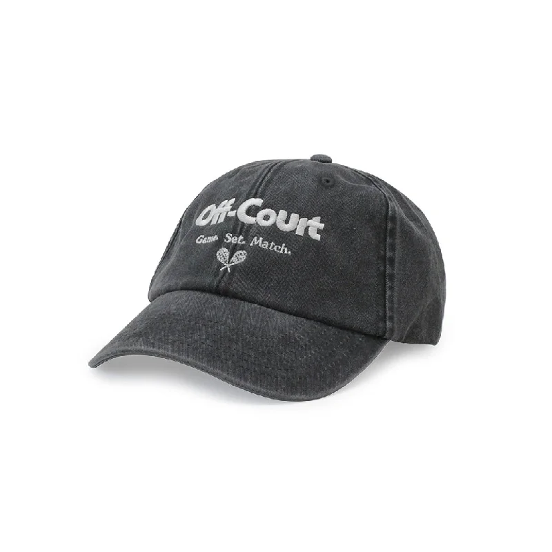 Black Baseball Cap for Versatile -Vice 84 'Off Court' Vintage Washed Cap - Black