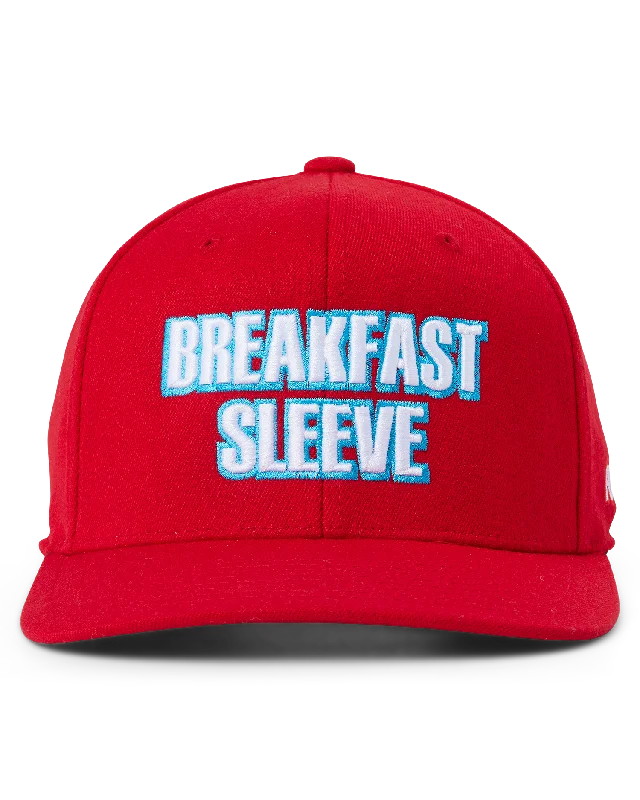 Baseball Cap for Casual Fridays -Breakfast Sleeve Snapback Hat