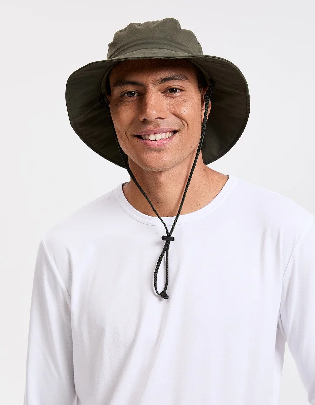 Designer straw sun hat for men with luxurious design and high-quality material -Expedition Sun Hat UPF 50+