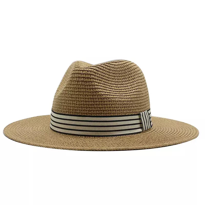 Affordable black felt hat for daily wear -Menorca Summer Sun Fedora Hat