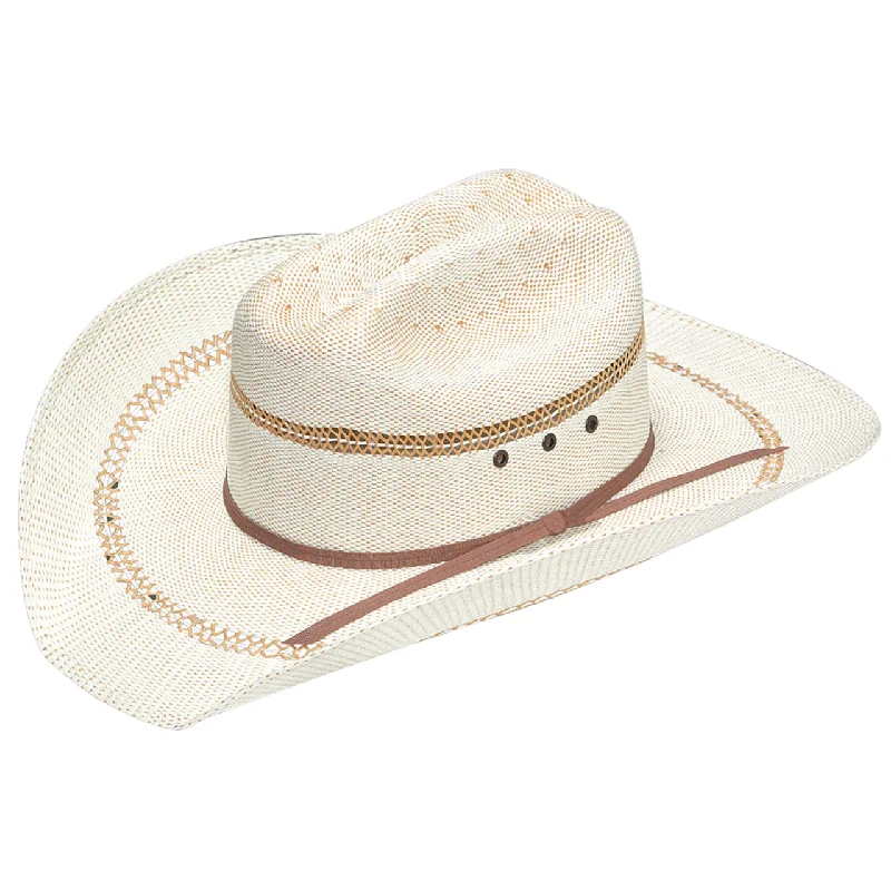 Eco-friendly straw hat for men with sustainable material and modern design -Youth Ariat Bangora Western Straw Hat A73004