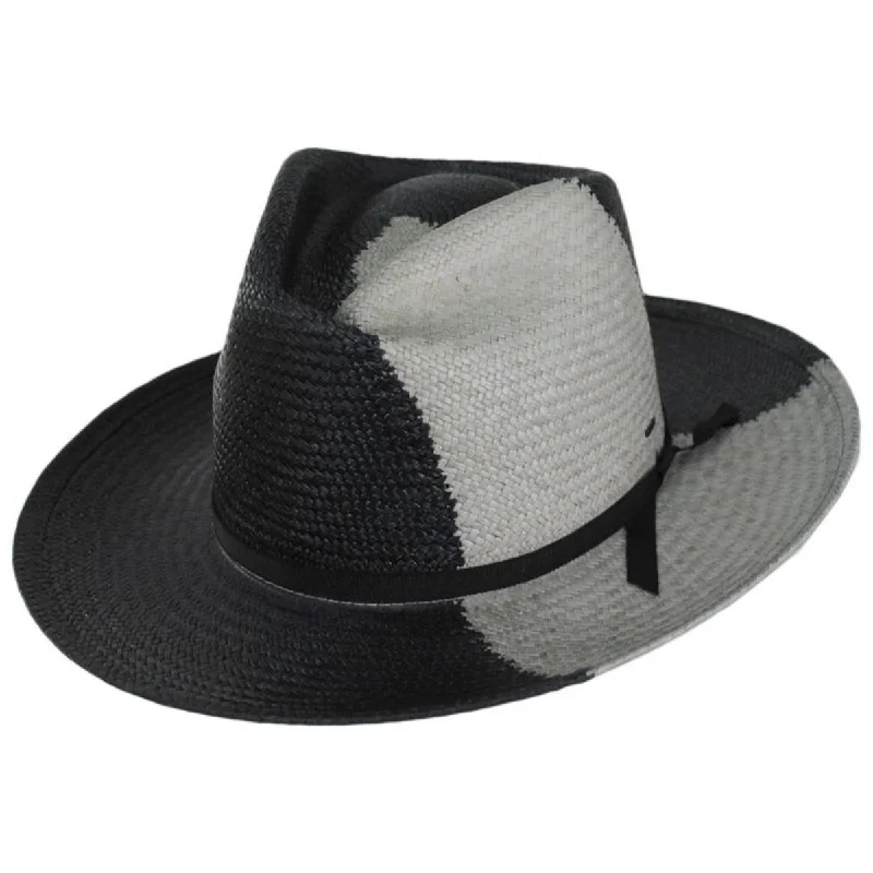 Durable felt hat for rugged outdoor wear -Boreal Panama Straw Fedora Hat