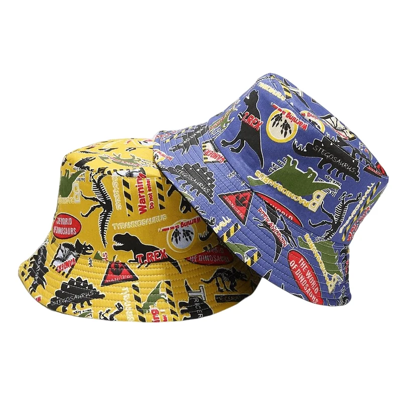 Maximalist Bucket Hat for Bling -Dinosaurs World Bucket Hat