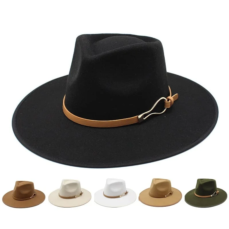 Rugged wool felt hat for tough weather -Marston Wool Fedora Hat