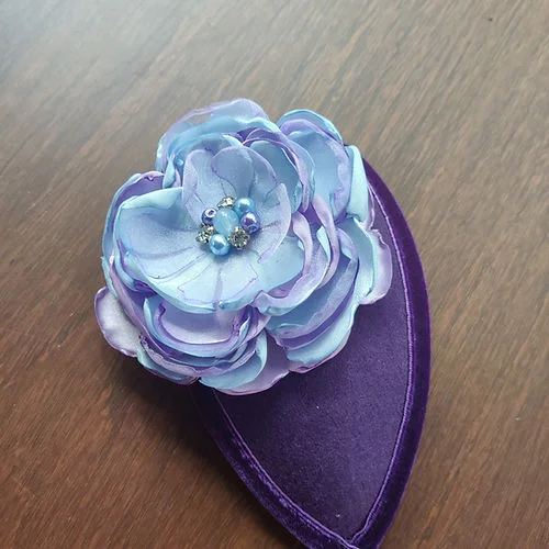 Elegant felt hat for formal evening events -Kids Fascinator From Derby To Birthday