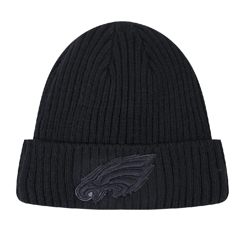 Classic baseball cap for casual everyday wear -NFL PHILADELPHIA EAGLES UNISEX CLASSIC 3BK BEANIE (TRIPLE BLACK)