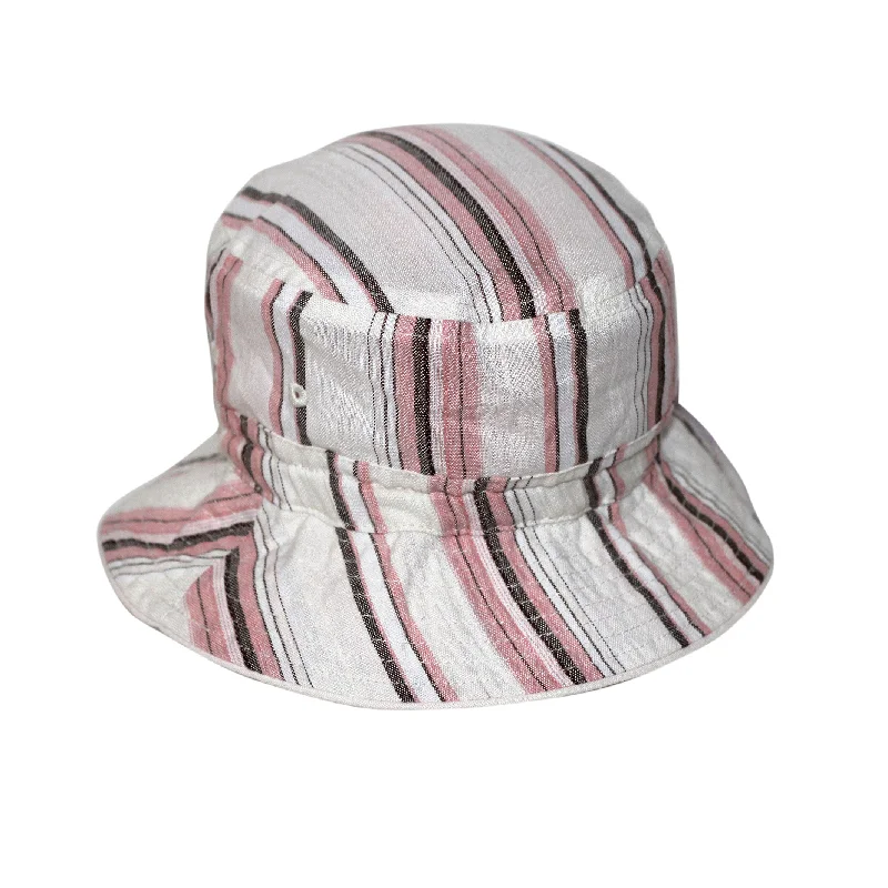 Khaki Bucket Hat for Casual -River Bucket Hat - Pink