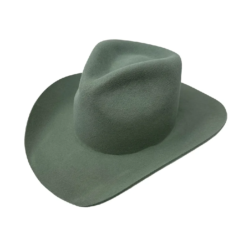 Soft felt hat for gentle head comfort -Maverick Teardrop Willow