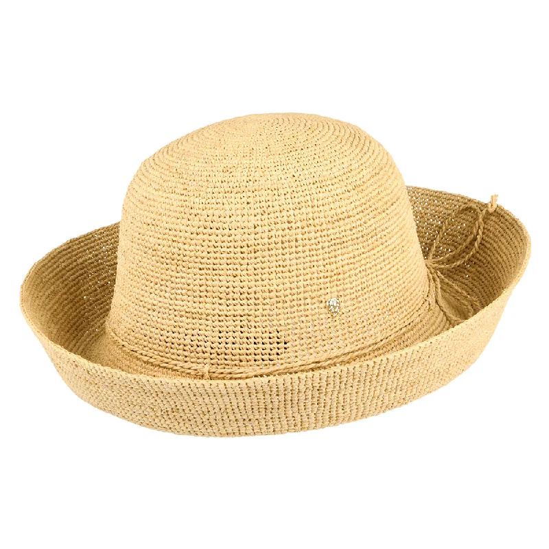 Classic woven straw hat for women with high-quality texture and design -Helen Kaminski Hats Provence 10 Raffia Straw Packable Sun Hat - Natural