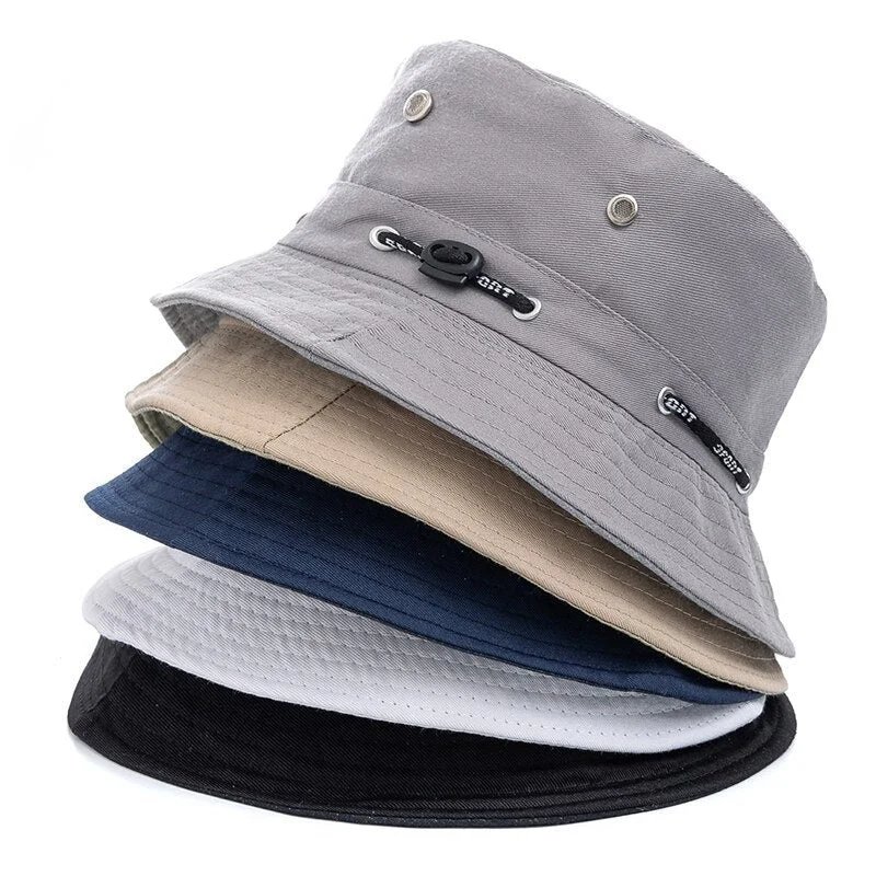 Lead Free Bucket Hat for Health -Plain Design Summer Fishing Sun Hat For Women Outdoor Bucket Cap