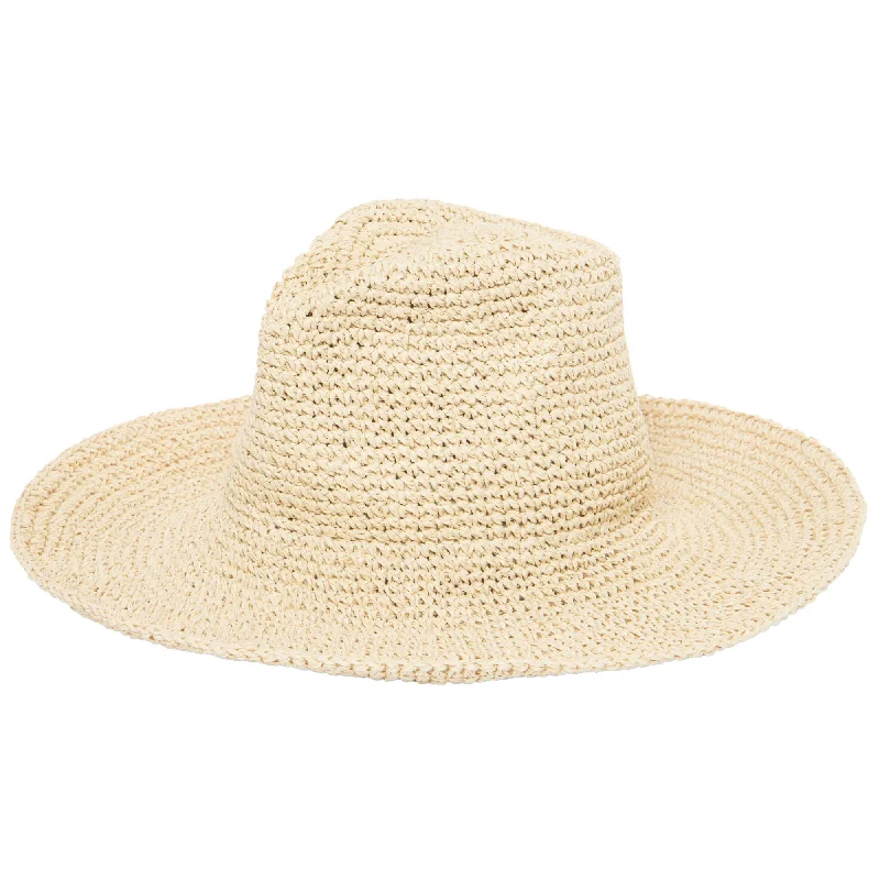 Durable straw cowboy hat for men with rugged look and sun protection -Clara Sun Hat by Trina Turk (TTT1030)