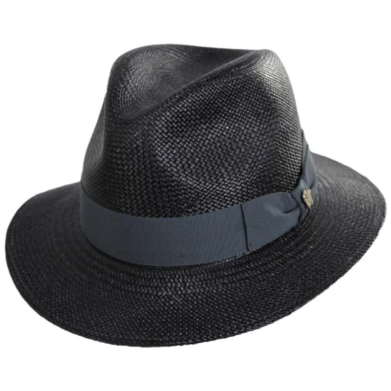 Bold wool felt hat for eye-catching flair -Jacques Panama Safari Fedora Hat