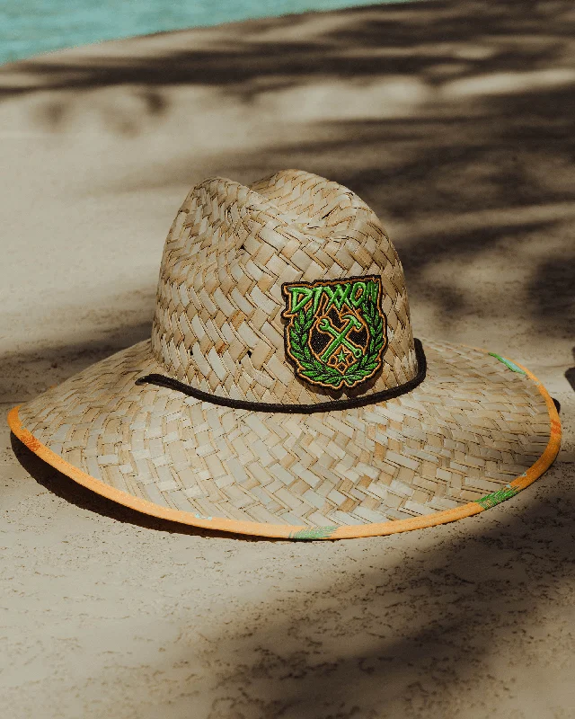 Casual straw cap for men with simple design and relaxed look -Anejo Straw Sun Hat