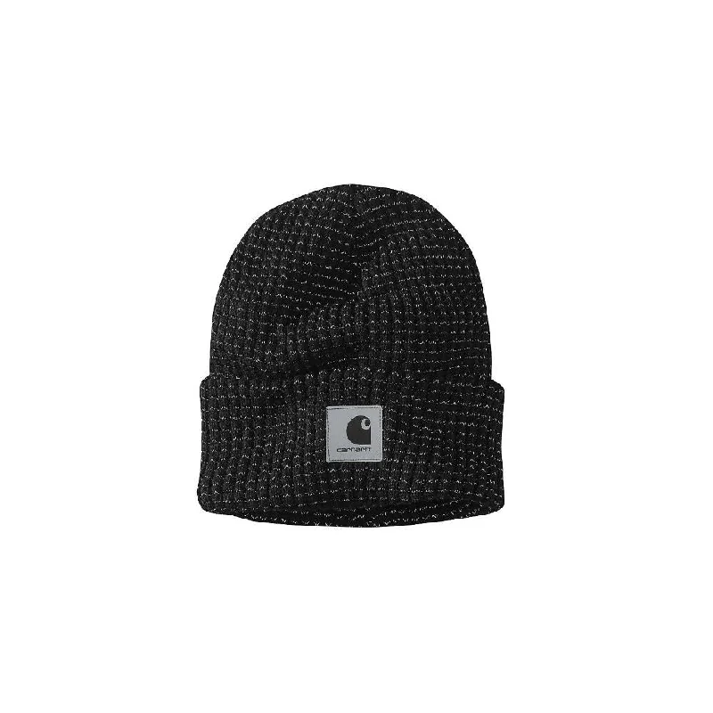 Warm wool cap for cold weather days -Carhartt - Kint Reflective Patch Beanie