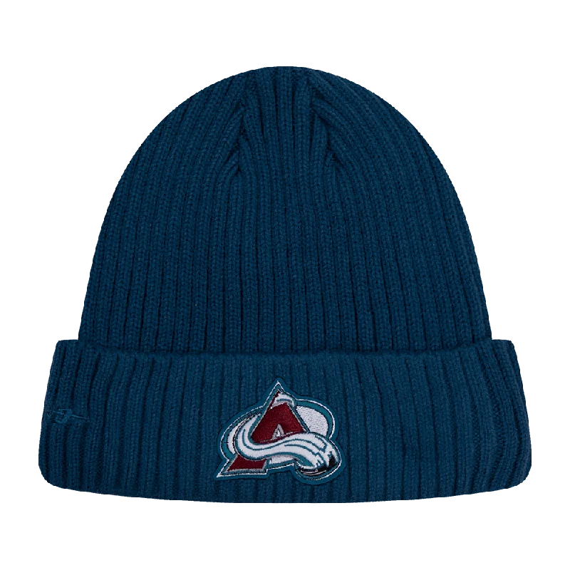 Lightweight running cap for marathon race days -NHL COLORADO AVALANCHE CLASSIC CORE UNISEX KNIT BEANIE (DODGER BLUE)