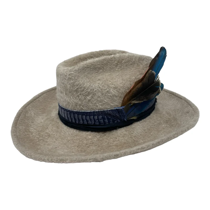 Bold felt hat with vibrant wool hues -Le Twat - Beige