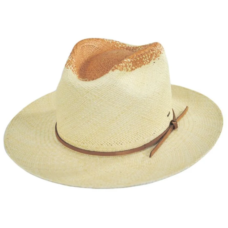 Casual felt hat with simple wool design -Bystrom Panama Straw Fedora Hat