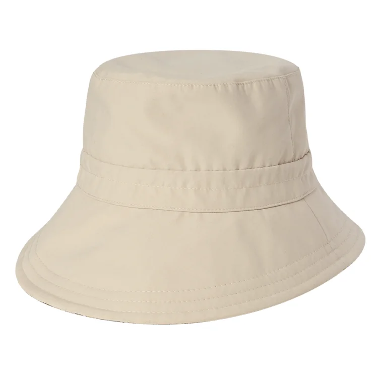 Striped Bucket Hat for Fashion -Kooringal Ladies Felicia Golf Hat - Natural