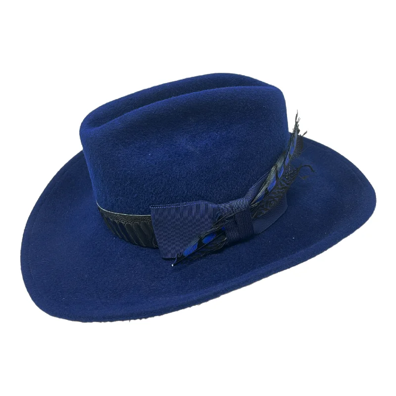 Breathable felt hat for all-season versatility -Le Twat - Navy Blue