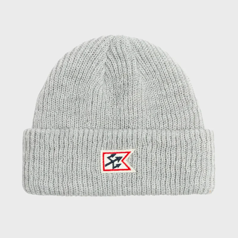 Wool trucker cap for warm stylish wear -Dark Seas Whitmore Beanie Hat - Heather Grey