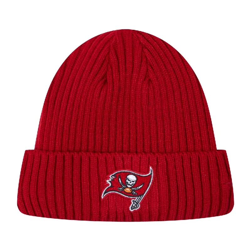 Minimalist cap for sleek simple style -NFL TAMPA BAY BUCCANEERS MASHUP UNISEX BEANIE (RED)