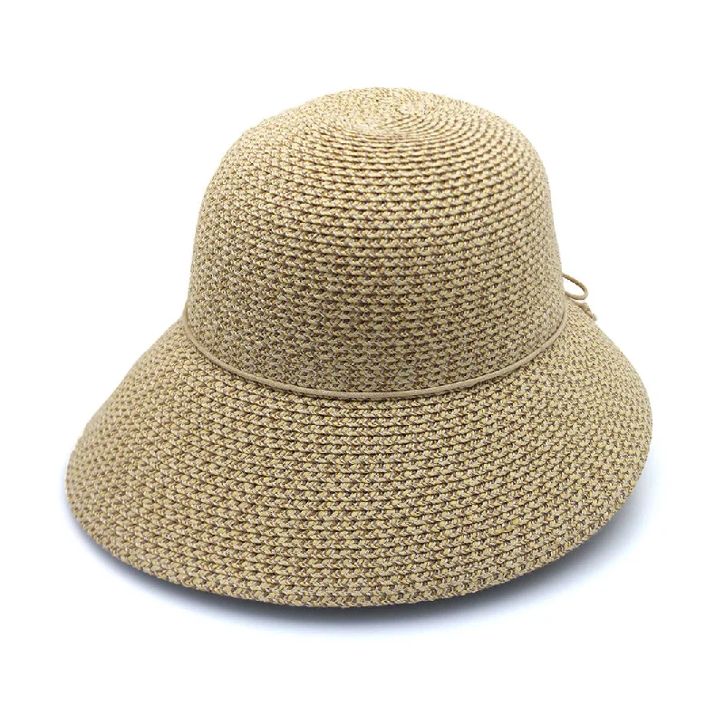 Bohemian Bucket Hat with Tassels -Ora Bucket Hat - Natural