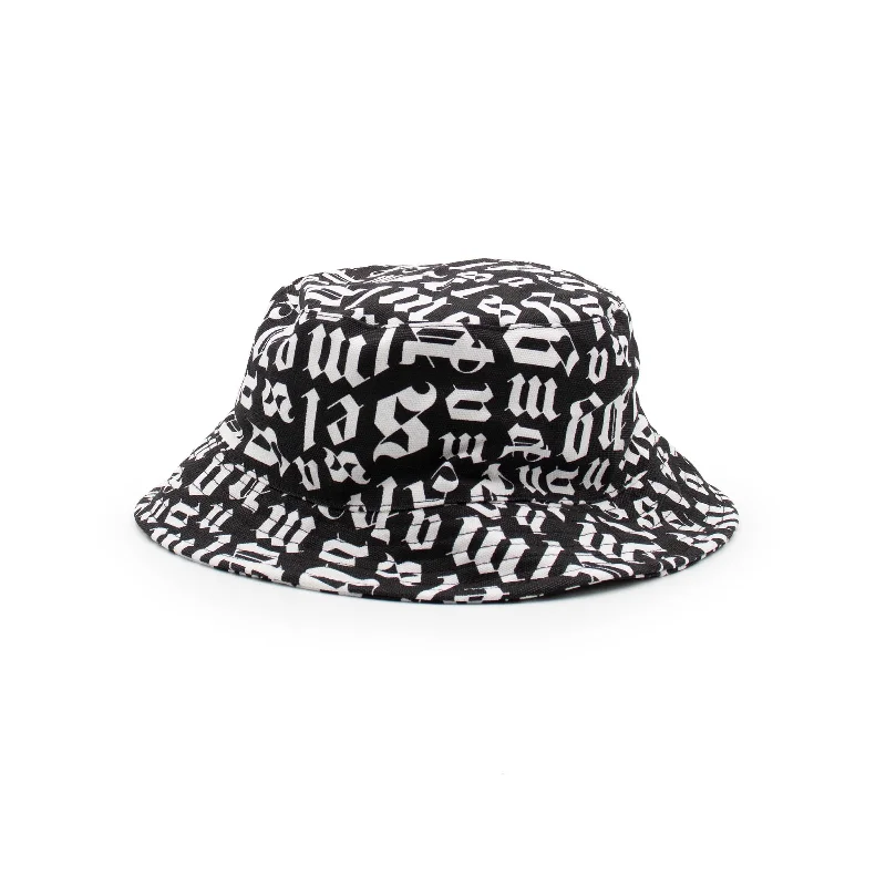 Geometric Bucket Hat for Trend -Broken Monogram Bucket Hat in Mix