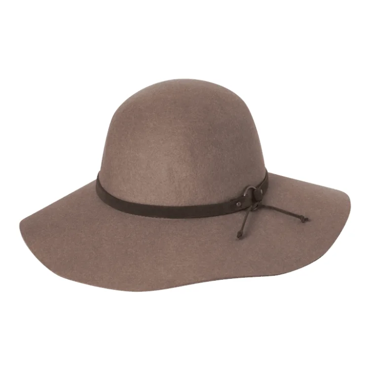 Breathable felt hat for all-season versatility -Kooringal Ladies Wide Brim Forever After - Tan Marle