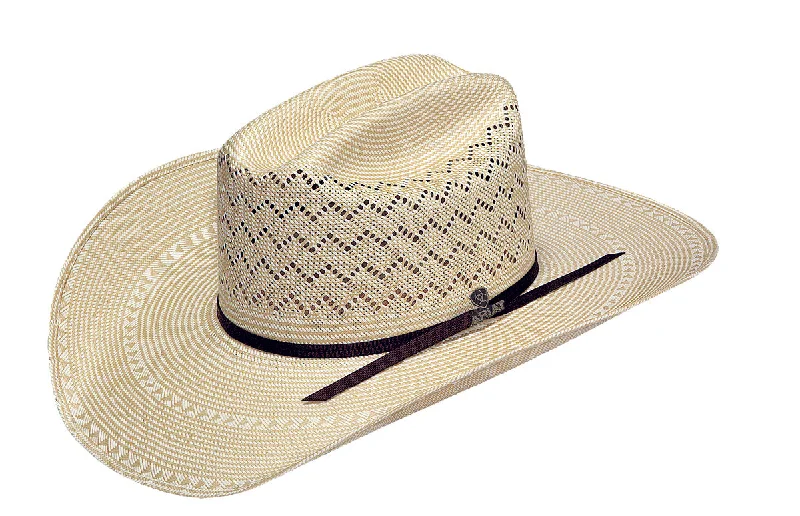 Lightweight straw sun hat for men with breathable design for hot weather -Ariat 20X Straw Hat