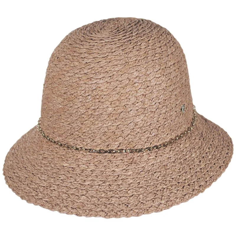 Simple straw hat for men with casual fit for beach and outdoor activities -Inka Raffia Straw Sun Hat