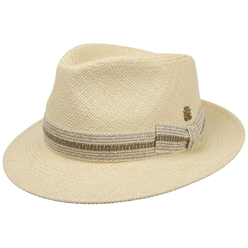 Fun straw hat for kids with vibrant patterns and playful accents -Pablito Panama Hat Zechbauer by Mayser