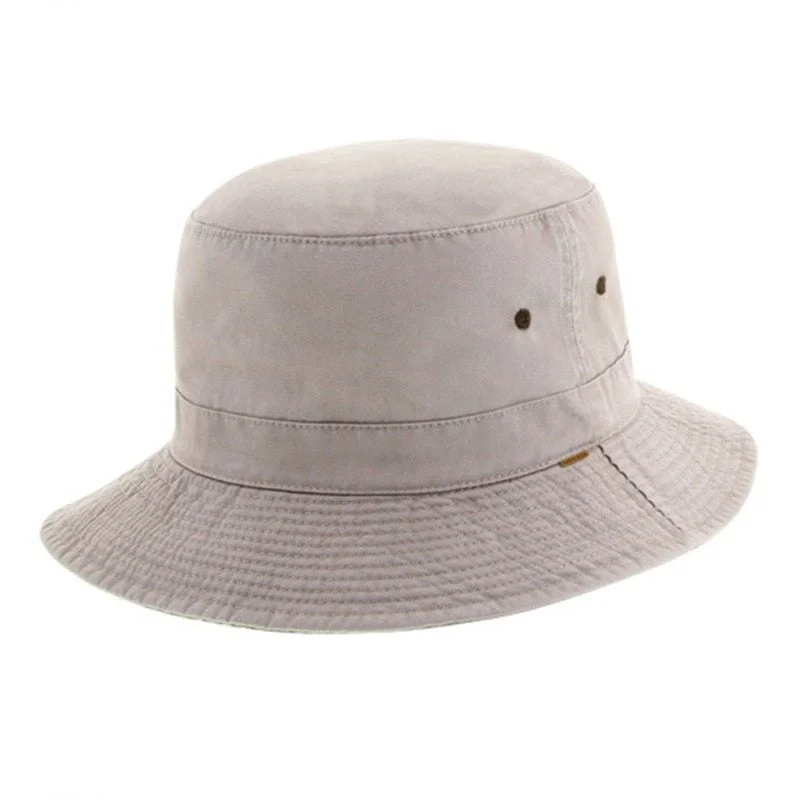 Faux Leather Bucket Hat for Cheap -Kooringal Mens Packard Bucket Hat - Grey