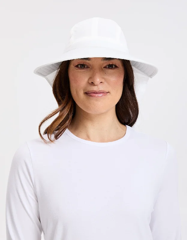 Beach-ready straw sun hat for women with adjustable chin strap and sun protection -Hiking Sun Hat UPF 50+