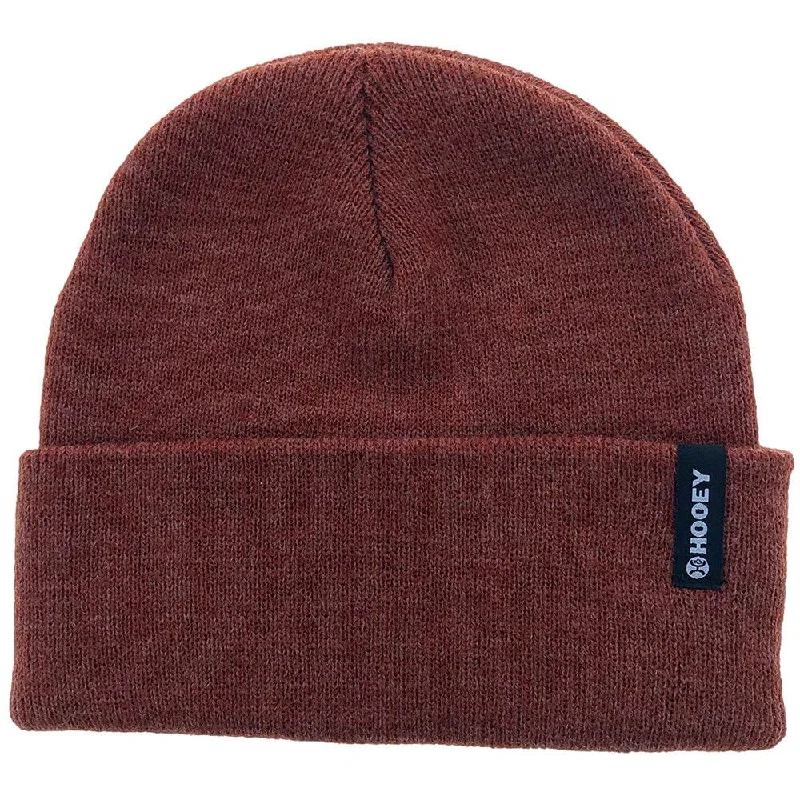 Black mesh cap for breathable summer wear -"Hooey Beanie" Maroon