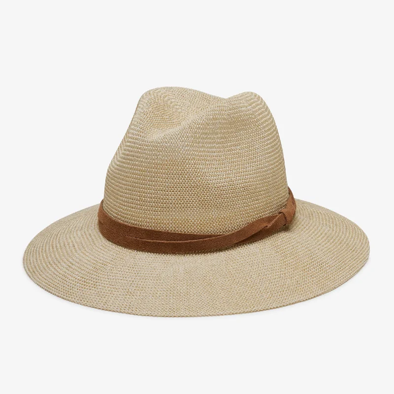 Vintage straw hat for women with delicate weave and traditional feel -Sedona in Natural