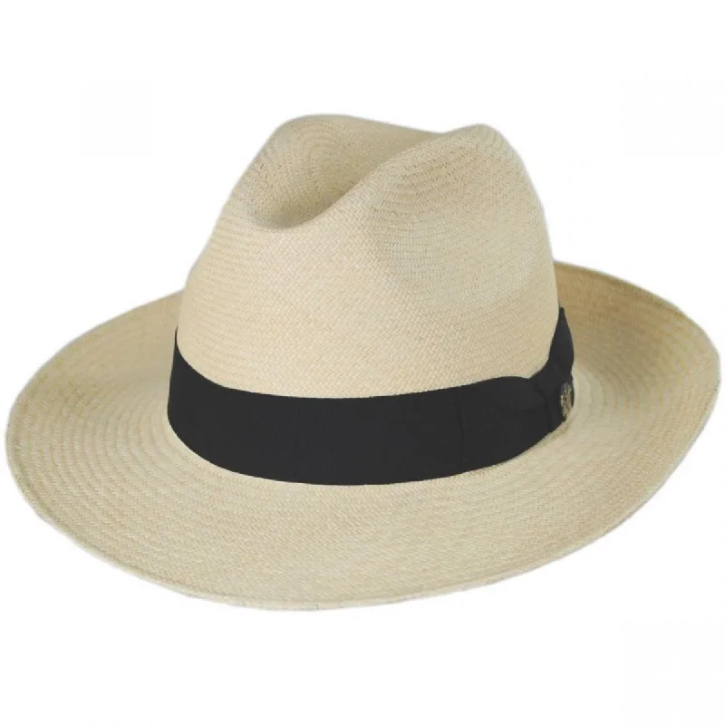 Affordable felt hat with durable wool blend -Don Juan Grade 8 Panama Straw Fedora Hat