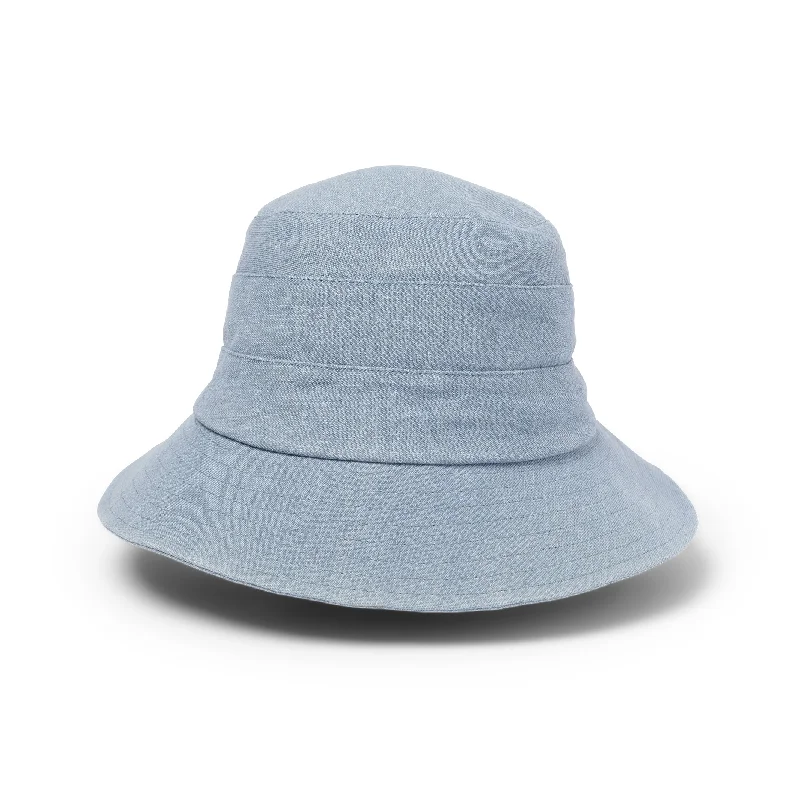 Gothic Bucket Hat with Dark Tone -Golf Bucket Hat - Denim