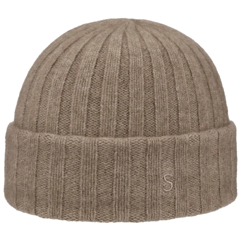 Denim dad cap for effortless casual charm -Undyed Cashmere Beanie Hat by Stetson