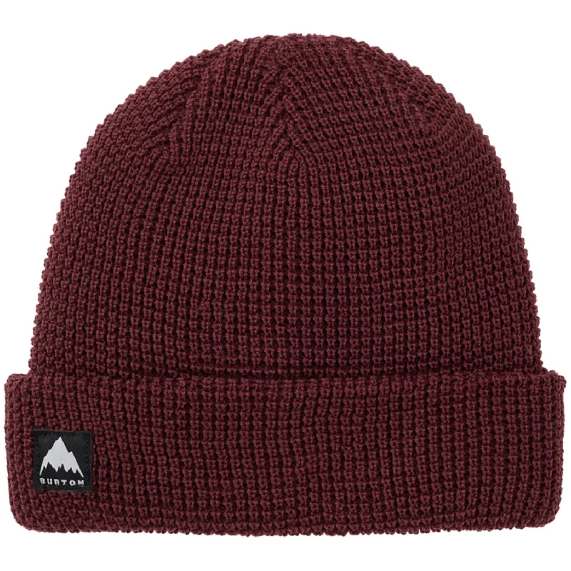 Minimalist cap for sleek simple style -Burton Recycled Waffle Beanie