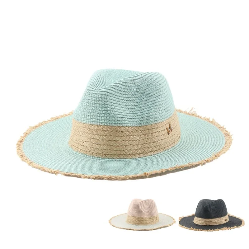 Warm felt hat for frosty winter mornings -Malibu Sun Straw Fedora Hat