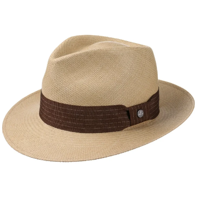 Eco-friendly straw hat for women with sustainable design and natural fibers -Tropical Haven Straw Hat