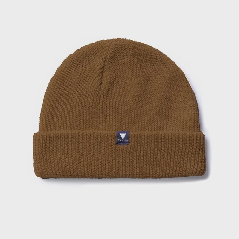 Classic baseball cap for casual everyday wear -Vissla Trimline Beanie Hat - One Size - Rubber