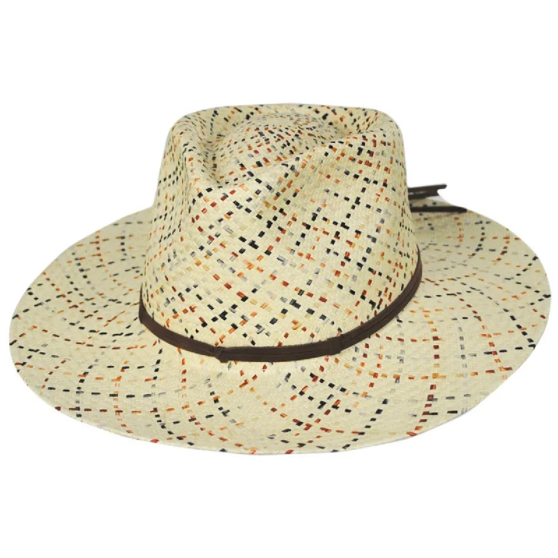 Breathable felt hat with airy wool weave -Shasta Panama Straw Fedora Hat