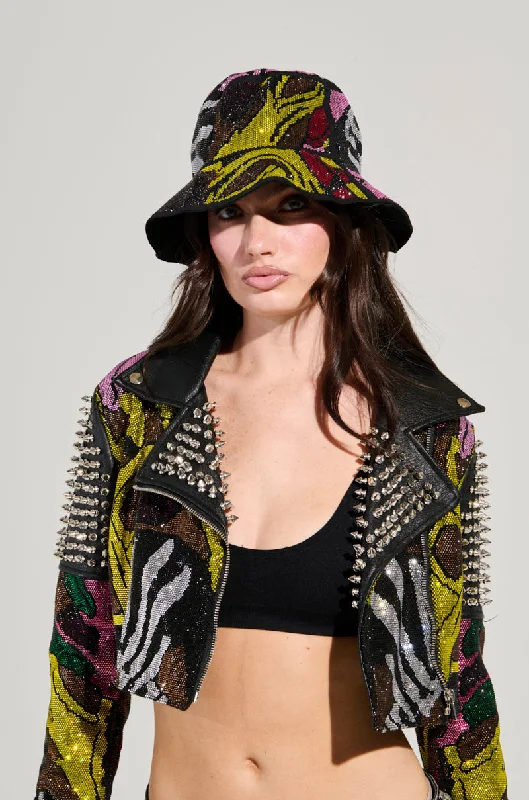 Heart Shaped Bucket Hat for Love -TOO HOT BLING BUCKET HAT