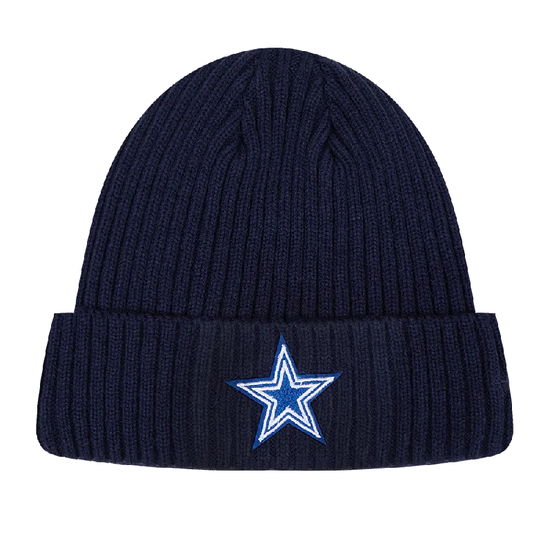 Leather trucker cap for edgy rugged appeal -NFL DALLAS COWBOYS MASHUP UNISEX BEANIE (MIDNIGHT NAVY)