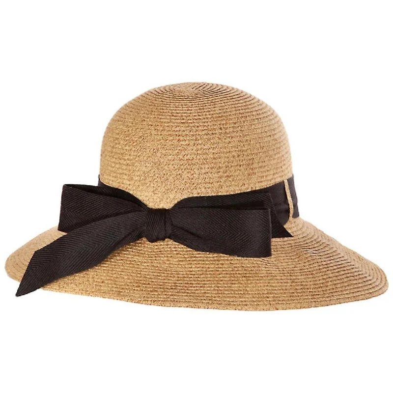 Casual straw bucket hat for women with comfortable design for all-day wear -Packable Toyo Straw Sun Hat - Made to Order