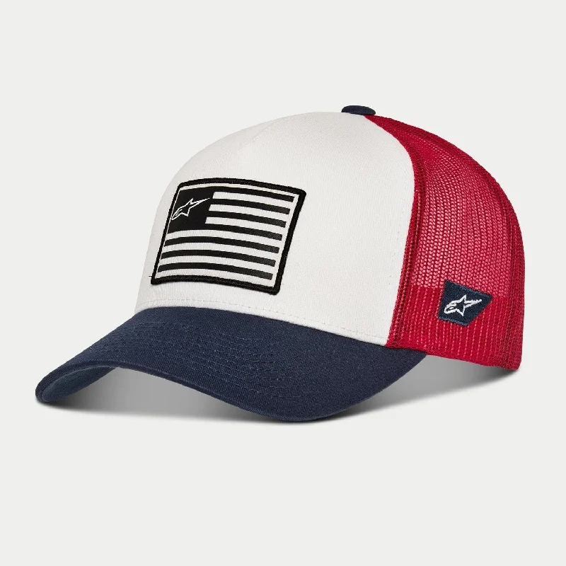 Wool Baseball Cap for Warmth -Flag Snapback Hat