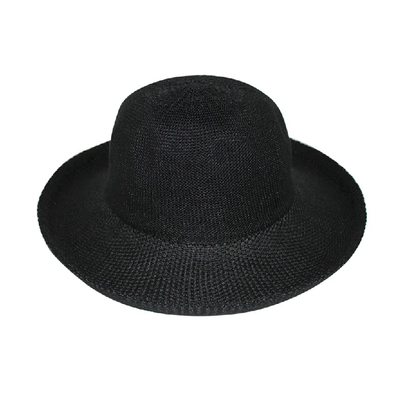 Baseball Cap for Travel Adventures -Classic Breton Hat - Black