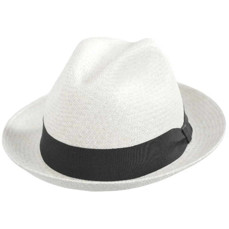 Durable wool felt hat for tough wear -Wholesale Panama Straw Trilby Fedora Hat B2B Pre-Pack