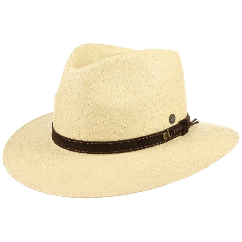 Elegant straw cloche hat for women with a timeless, vintage look -Desert Mirage Straw Hat